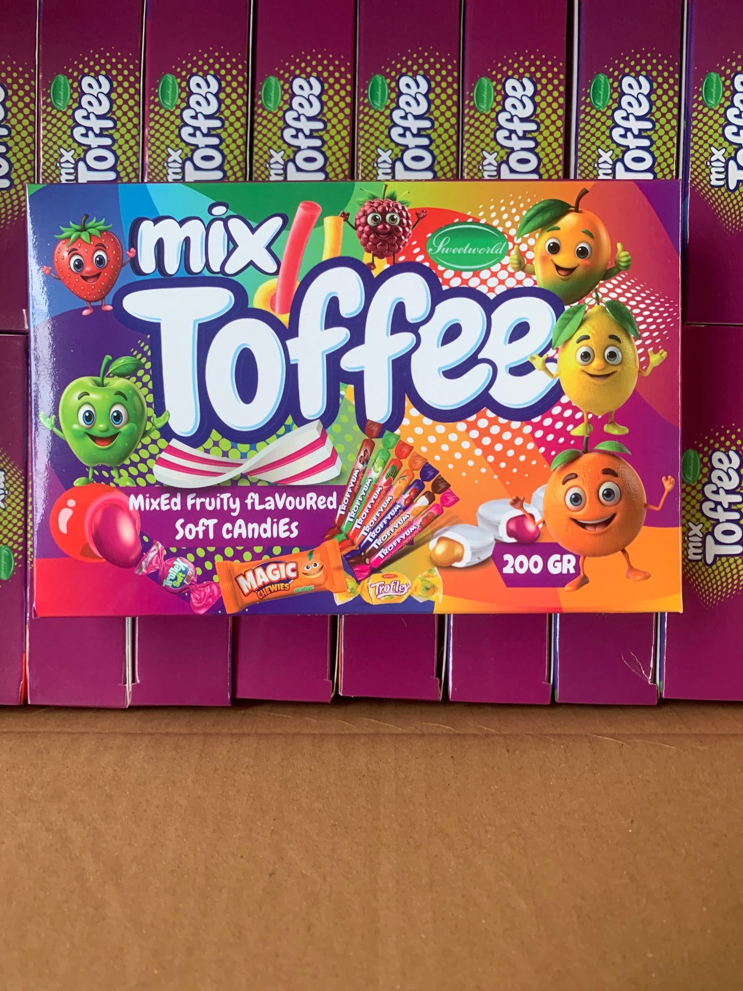 Mix Toffee fruity flavoured candies