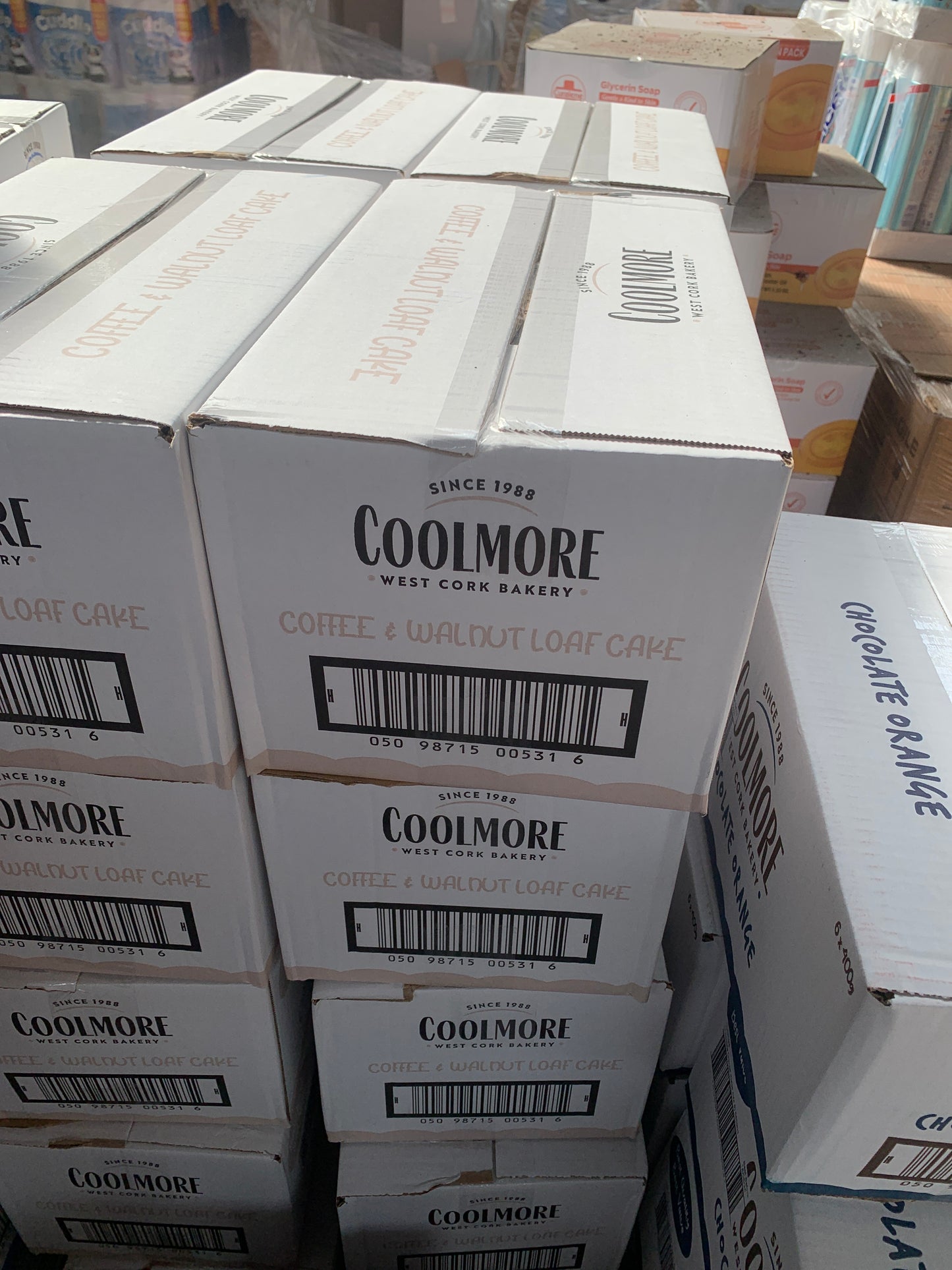 Coolmore coffee and walnut loaf cake