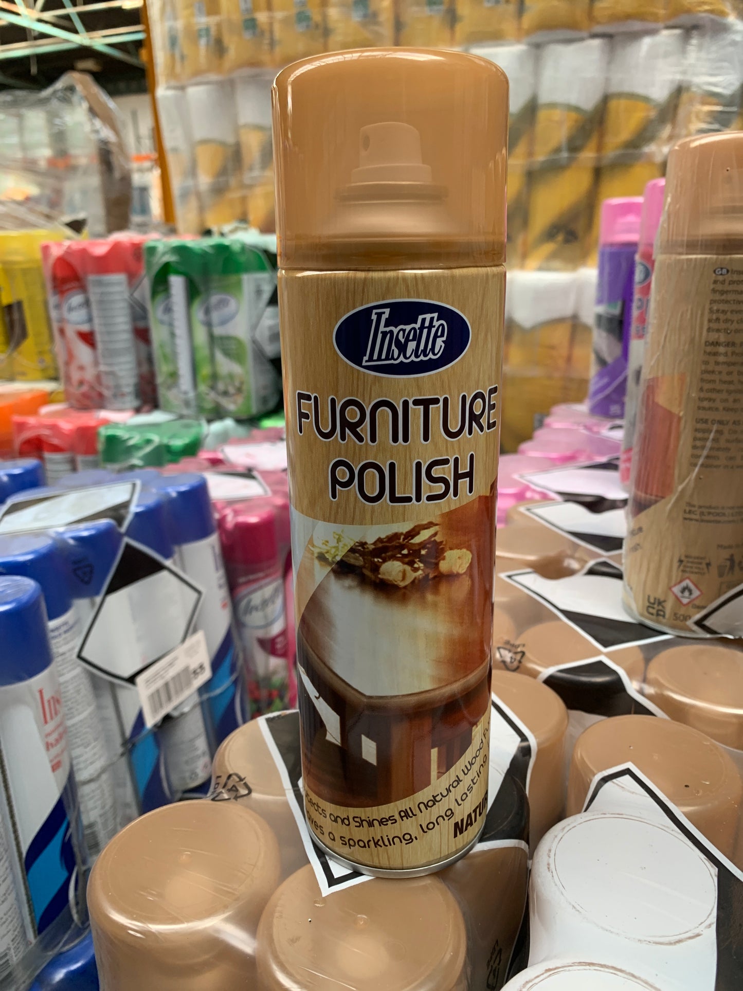Insette Furniture Polish 500ml 6 pack
