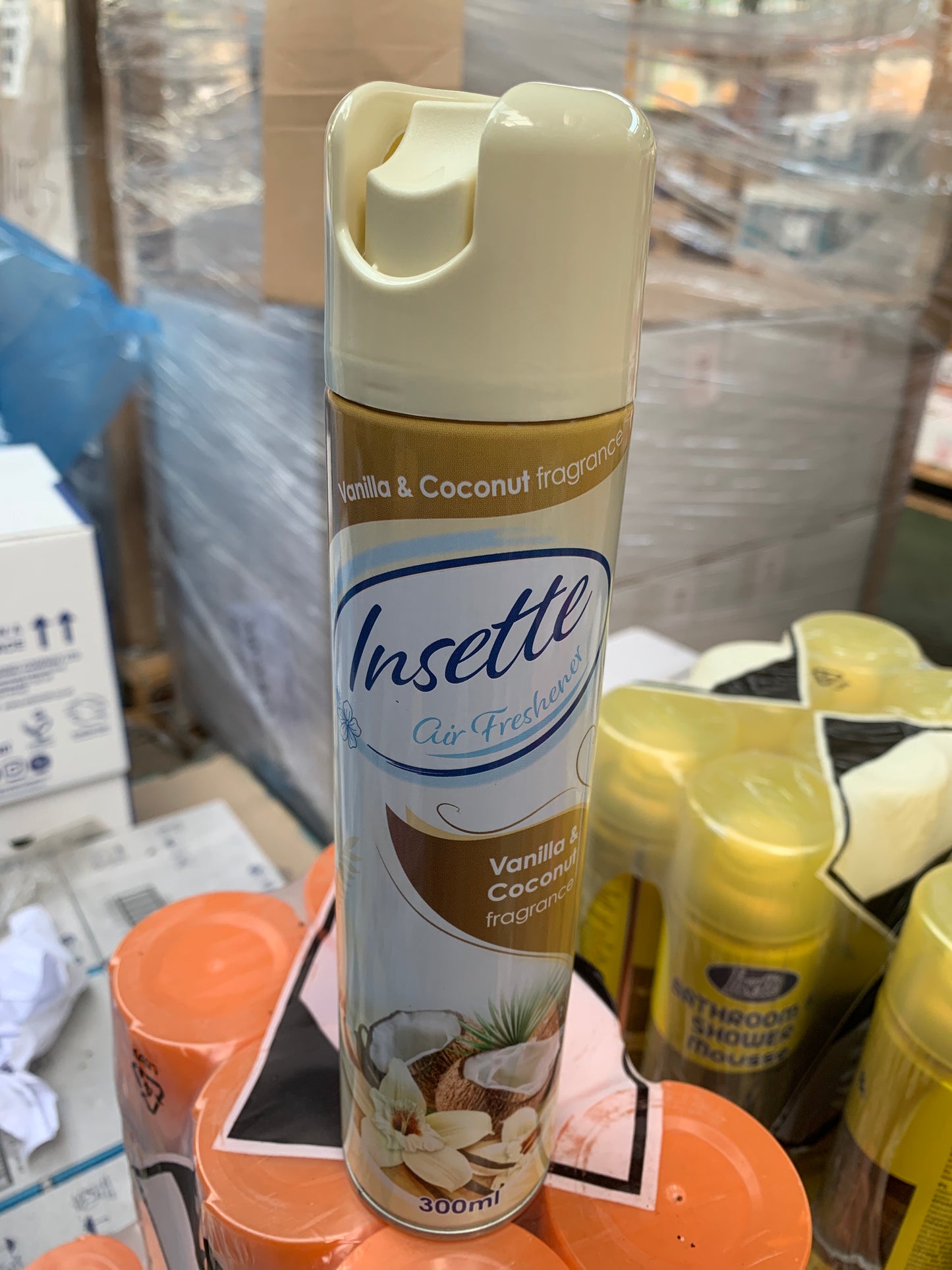 Insette Car Freshener 300ml 12 pack Vanilla & Coconut