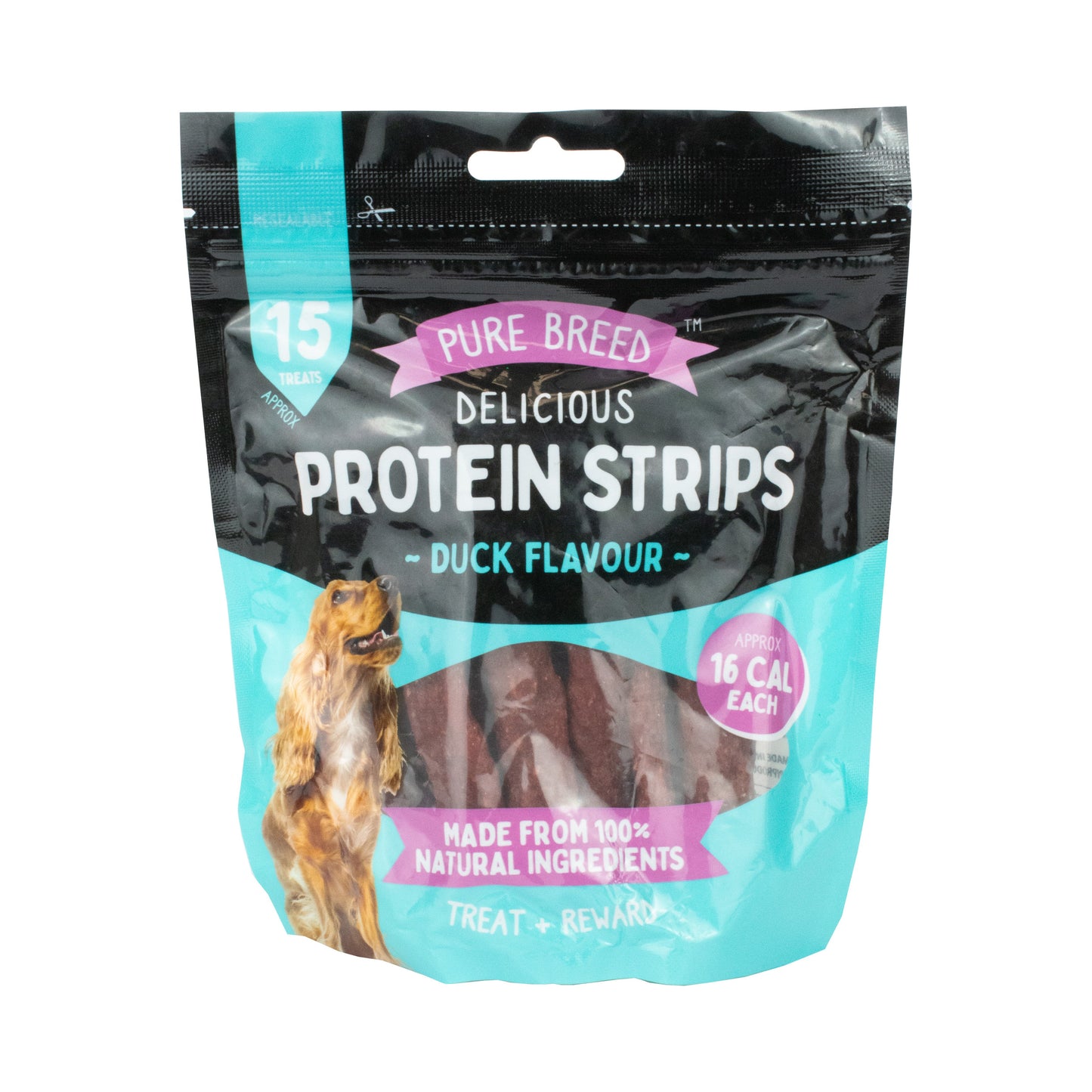 Pure Breed Protein Strips Duck 150g