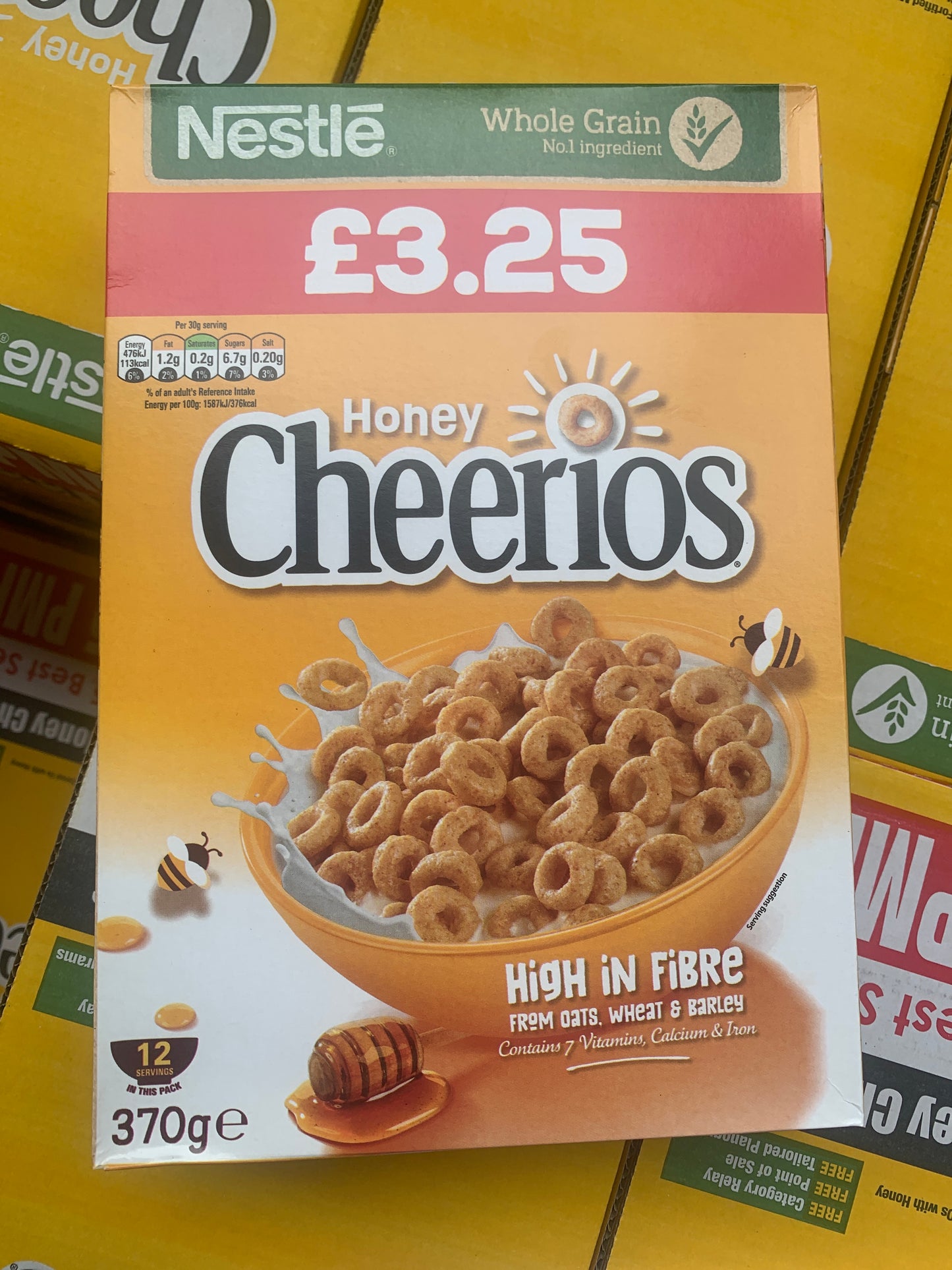 Cheerios Honey Cereal 370g