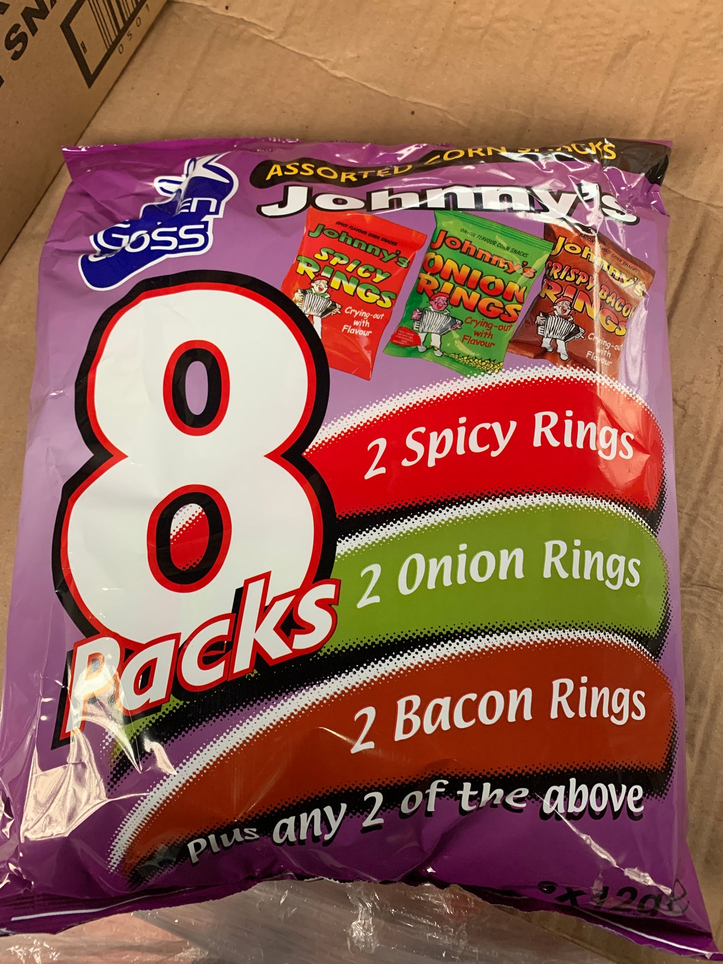 Golden Cross Johnny’s Super Munch 8 pack