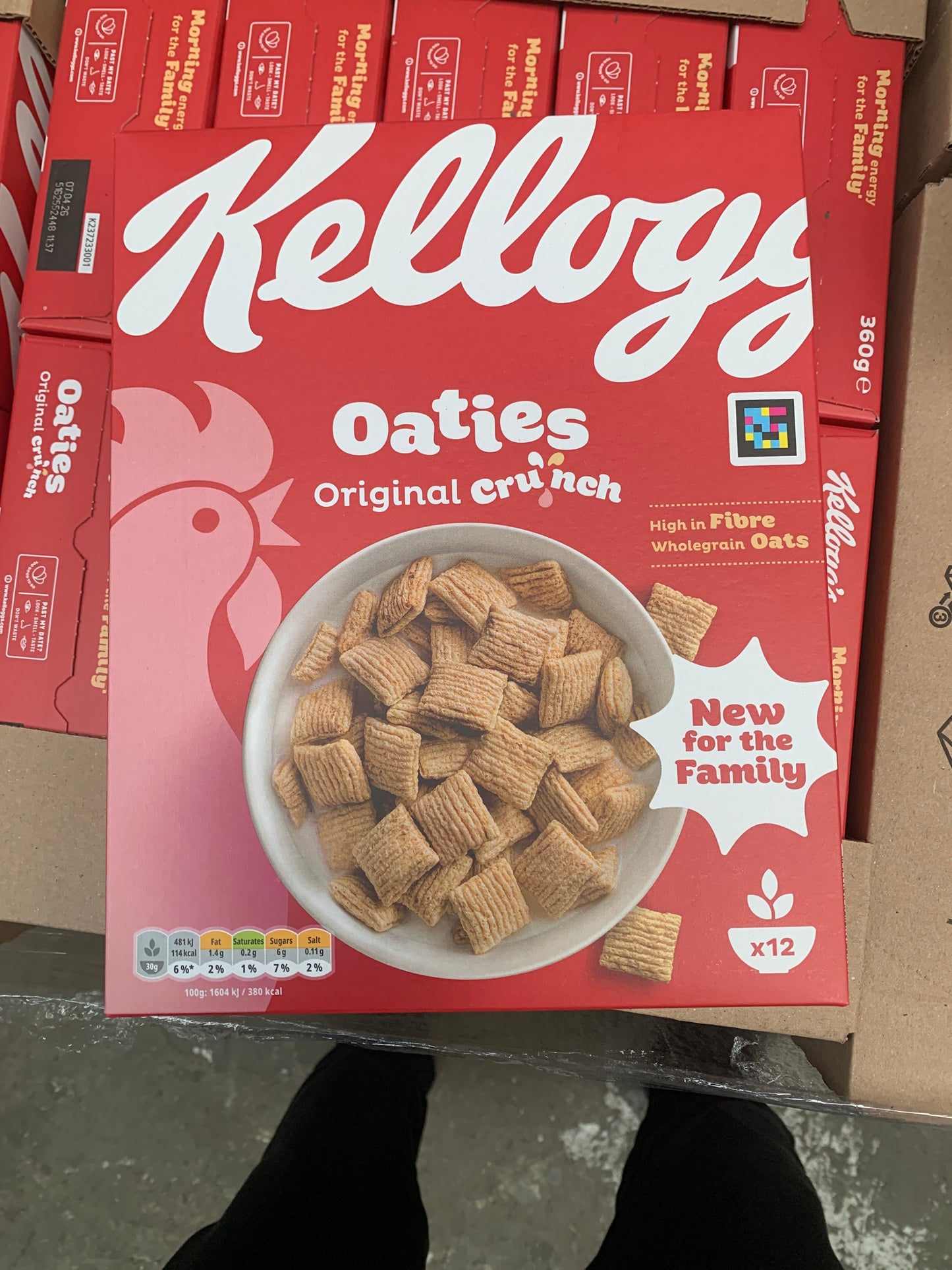 Kelloggs Oaties Original Crunch 360g