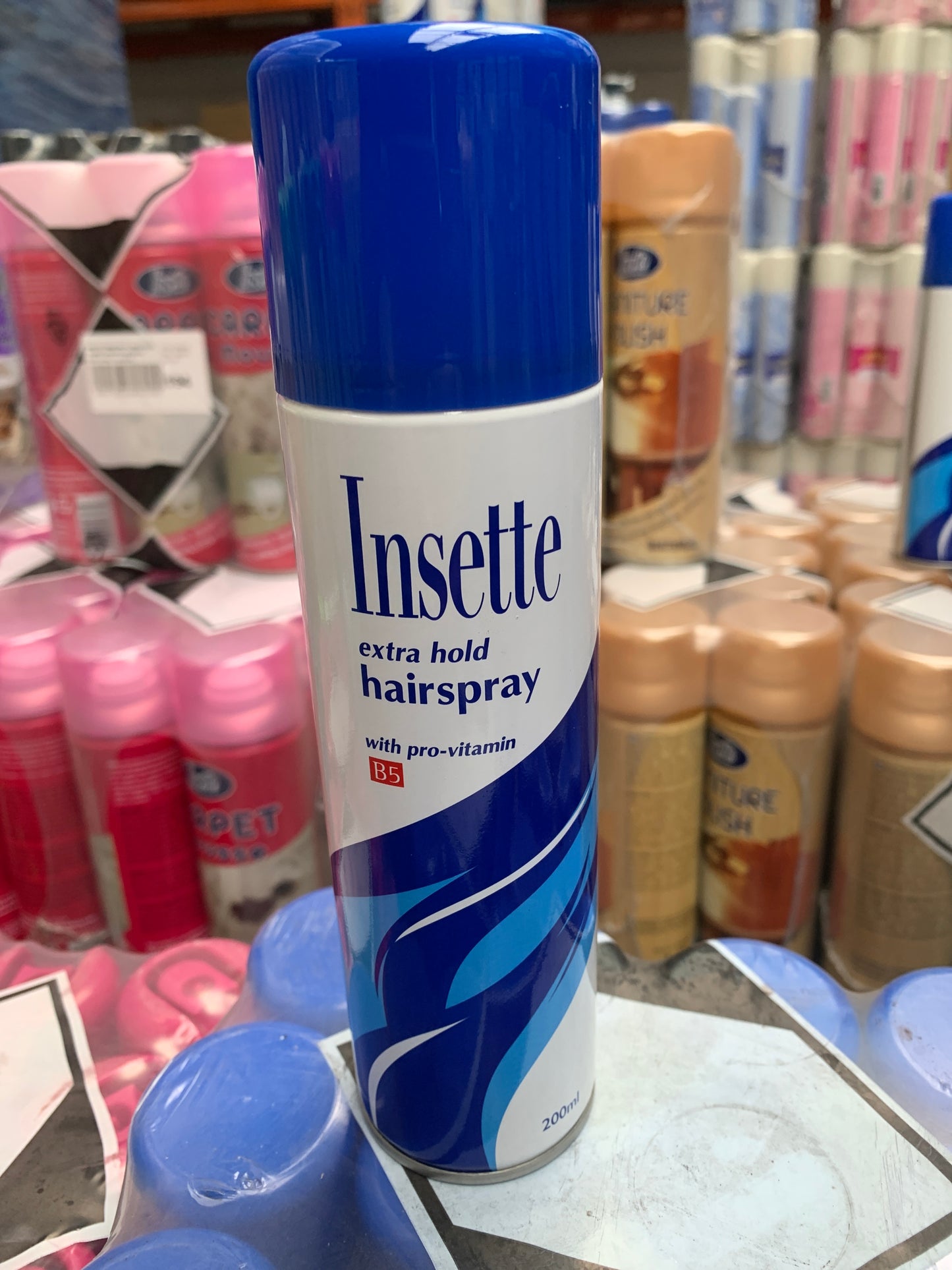 Insette extra hold hairspray 200ml 12 pack