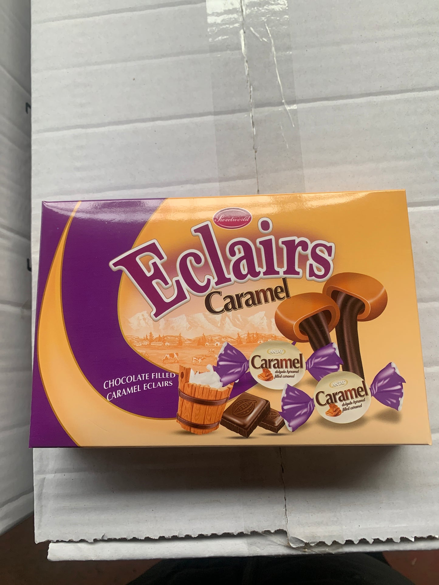 Sweetworld Eclairs Caramel 200g x 24