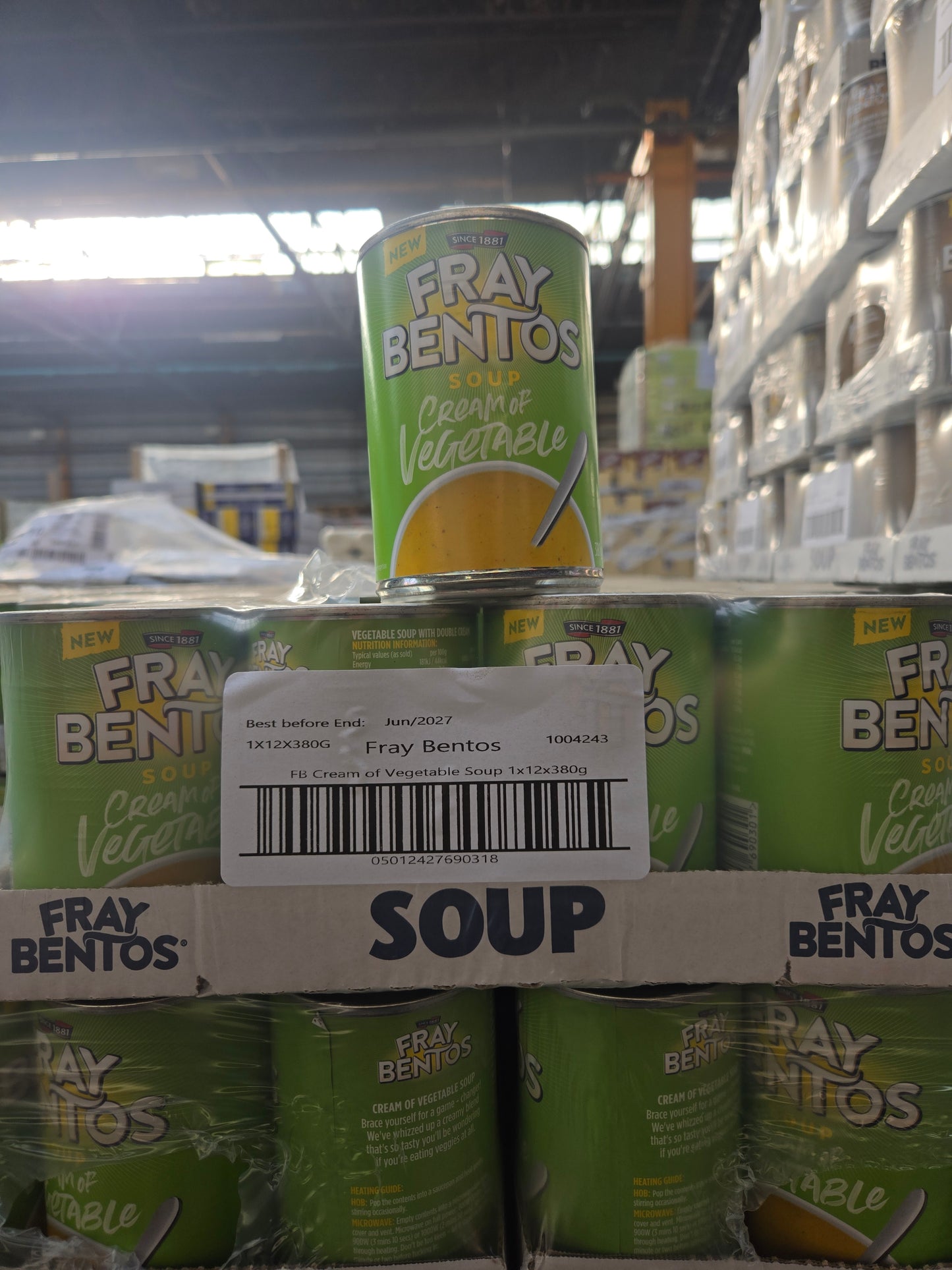 Fray Bentos Cream Veg Soup 12x380g