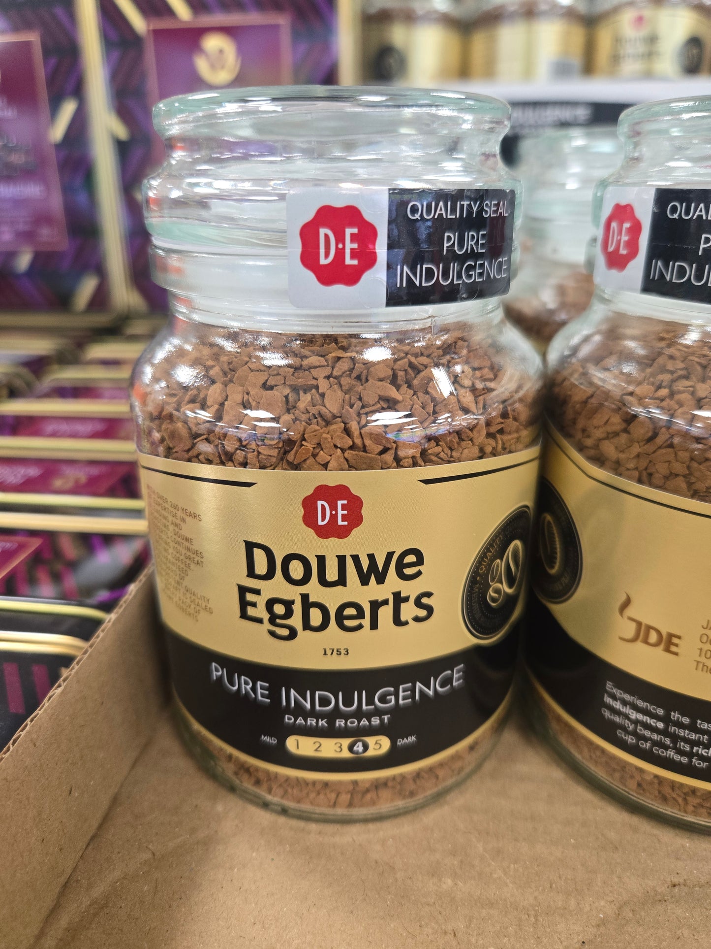 Douwe Egberts 95g Coffee Jar Dark Roast