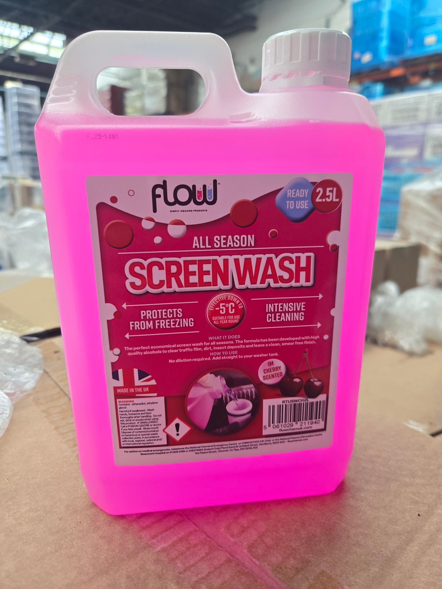 Flow 2.5L RTU Screenwash