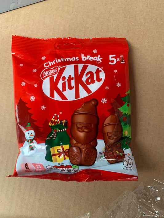 Christmas Break Kit Kat Mini Santa 5 pack