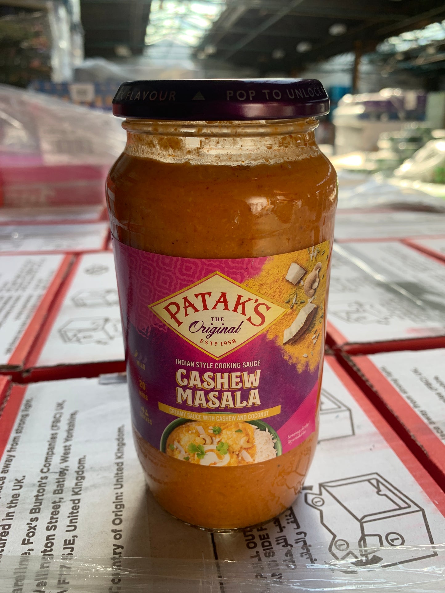 Pataks Cashew Masala 6 x 500g