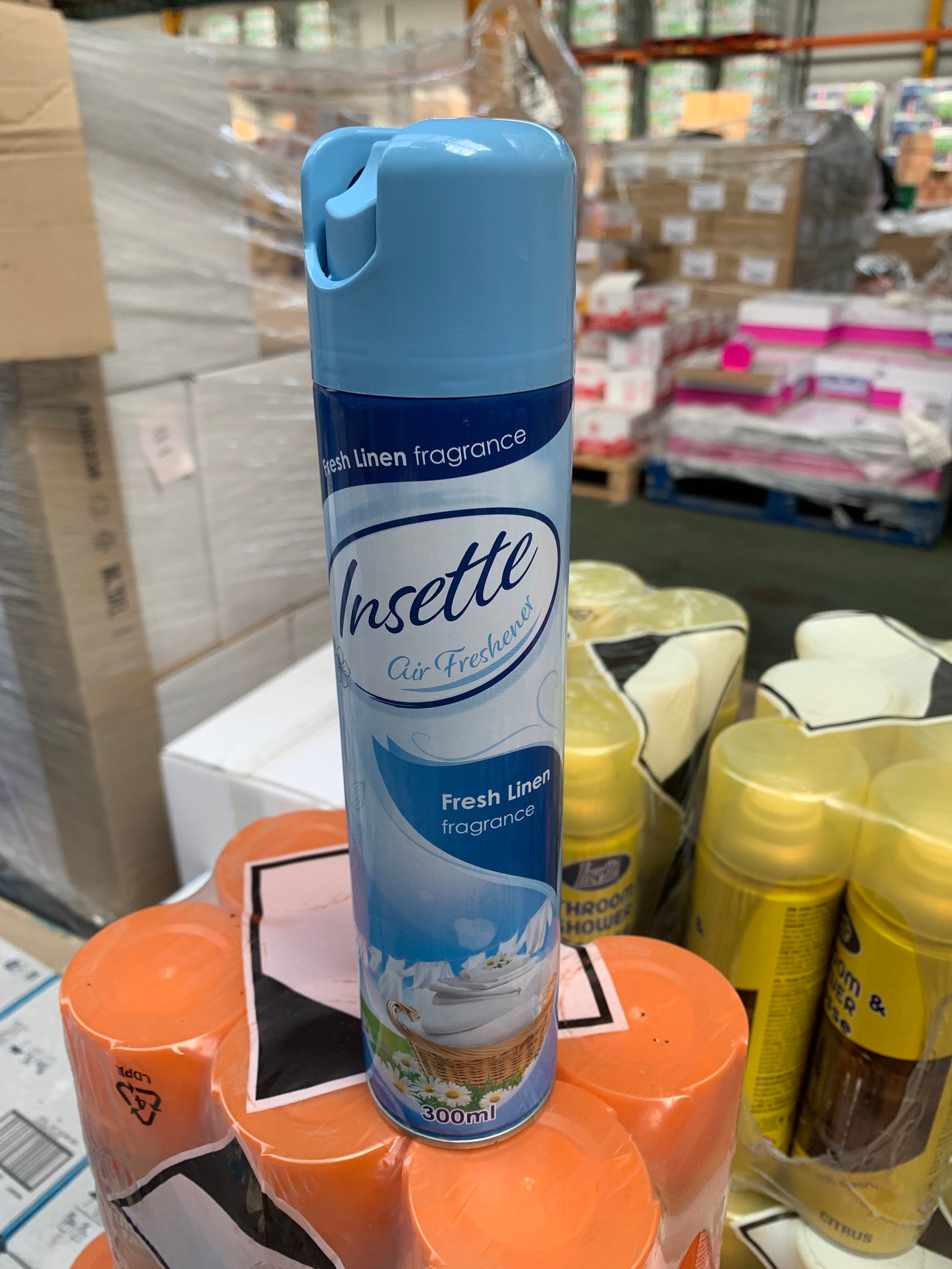 Insette Car Freshener 300ml 12 pack Fresh Linen