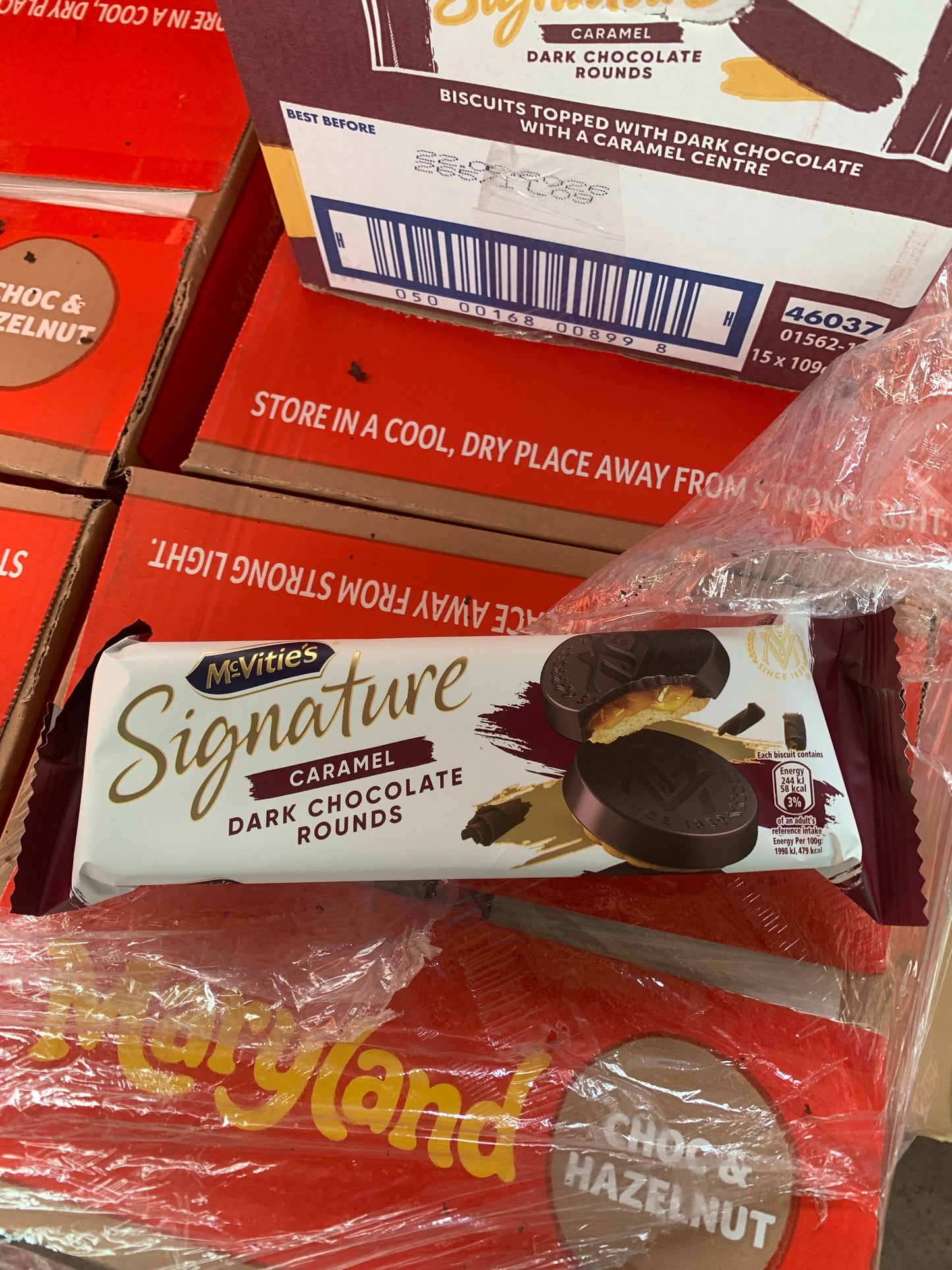 Mcvitie’s Signature Caramel Dark Chocolate Rounds 109g