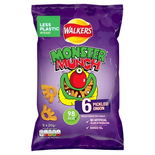Monster Munch Pickled Onion 6 x 20g
