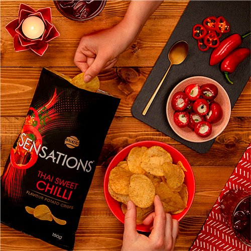 Sensations Thai Sweet Chilli Potato Crisps 5 x 25g