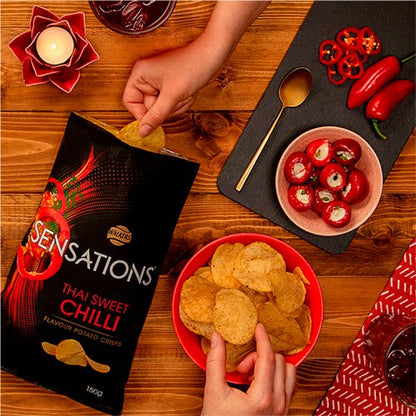 Sensations Thai Sweet Chilli Potato Crisps 5 x 25g