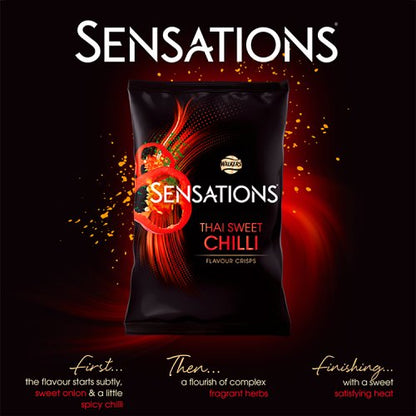 Sensations Thai Sweet Chilli Potato Crisps 5 x 25g