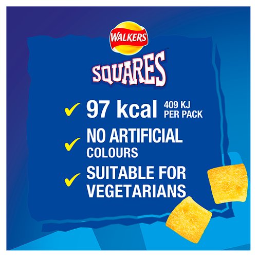 Squares Cheese & Onion Snacks 6 x 22g