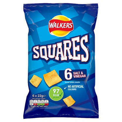 Squares Salt & Vinegar 6 x 22g