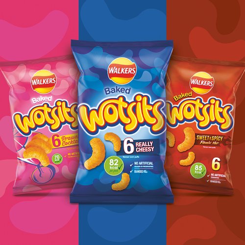 Wotsits Flaiming Hot Puffs 6 x 16.5g