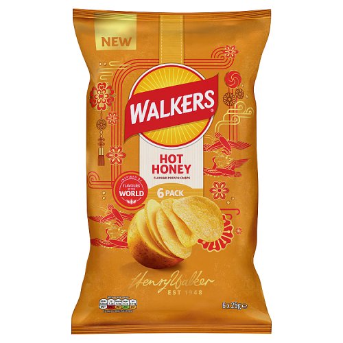 Walkers Hot Honey 6x25g