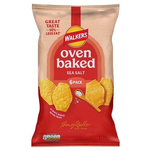 Oven Baked Sea Salt 6 x 22g