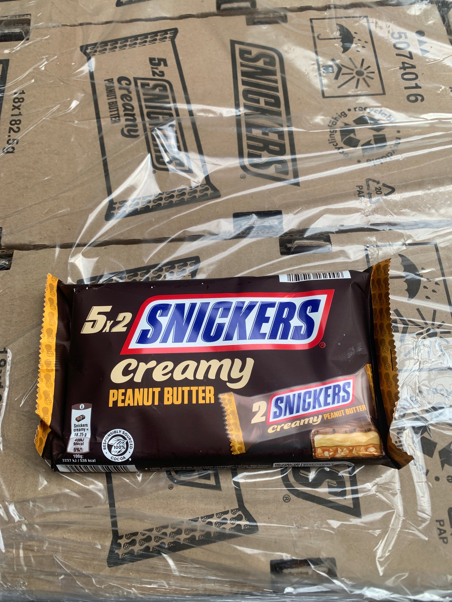 Snickers Creamy Peanut Butter 5x2 182.5g