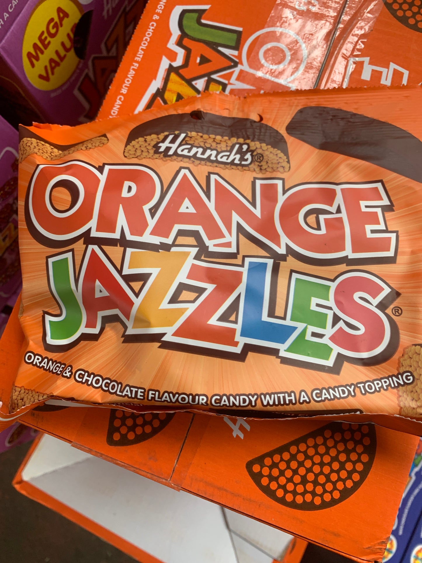 Jazzles Orange & chocalate