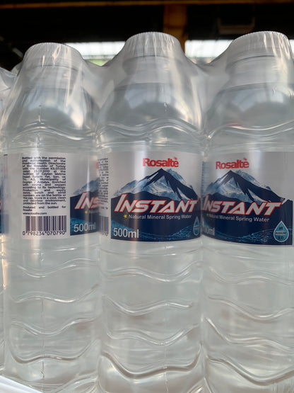 Bottled Water 12 pack 500ml