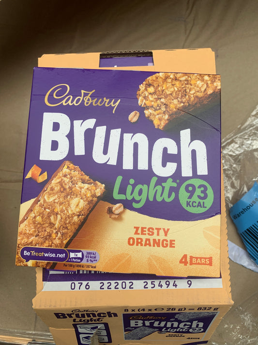 Cadbury Brunch light Zesty Orange (4 x 26g)