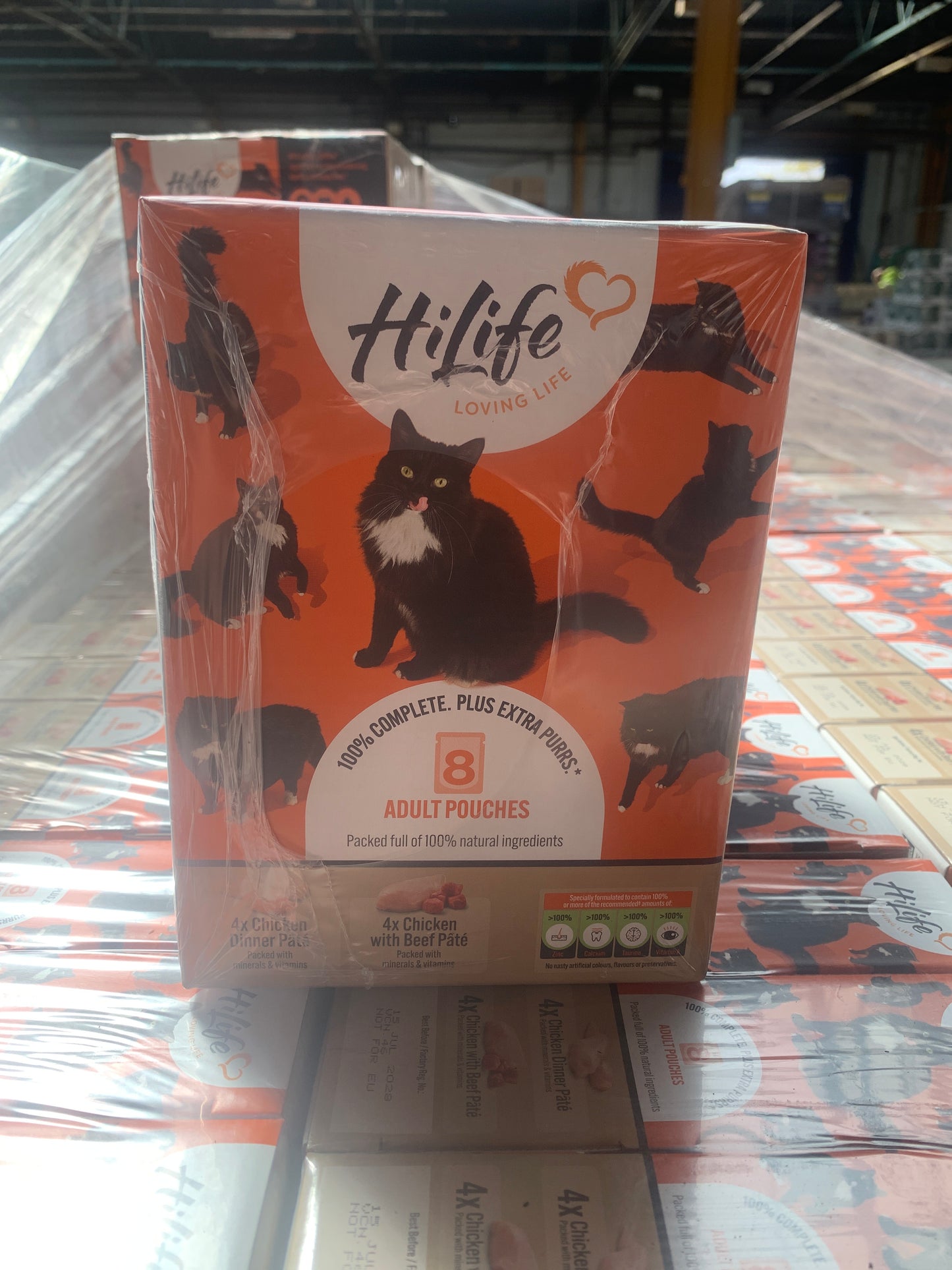 HiLife Chicken Pâté Selection Adults (8x70g) 560g box