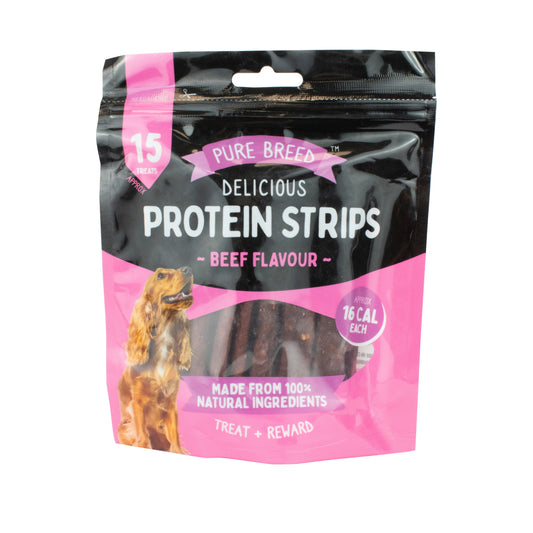 Pure Breed Protein Strips Beef 150g