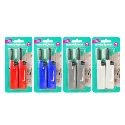 Refillable Elec Lighters 2pk KIH