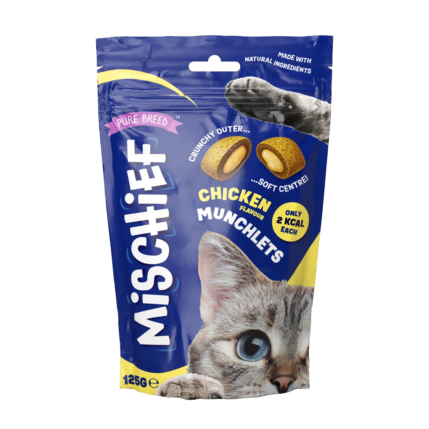 Mischief Pillow Cat Treats Chicken 125g