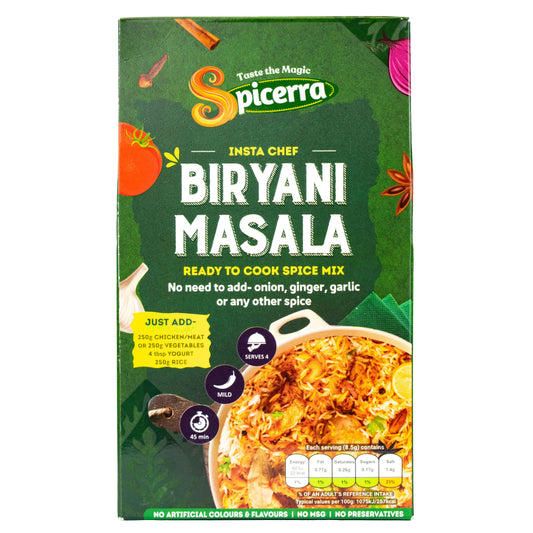 Spicerra Insta Chef Biryani Masala 35g Ready to Cook Spice Mix