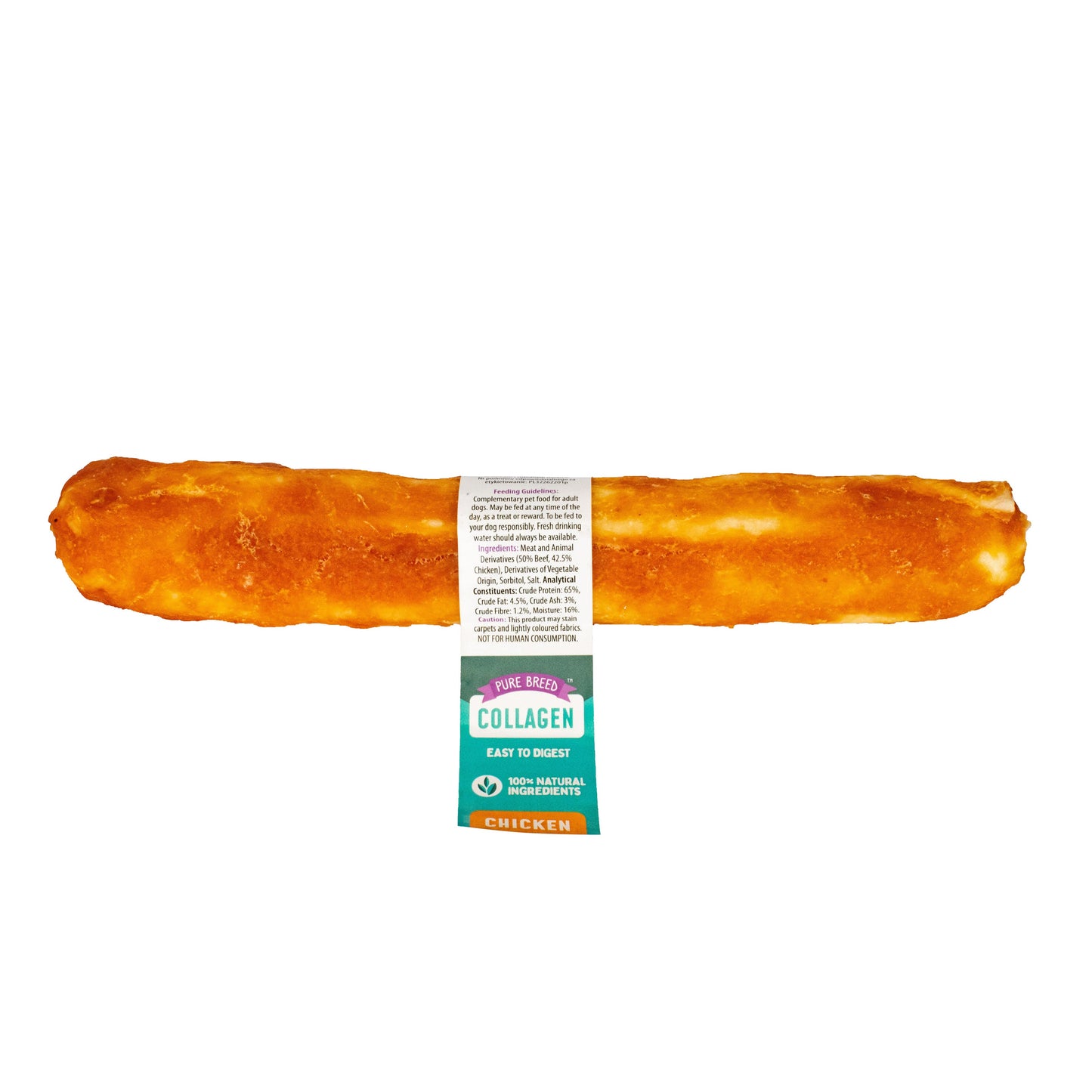 Pure Breed Collagen Roll Large Chicken 1pk (120g)
