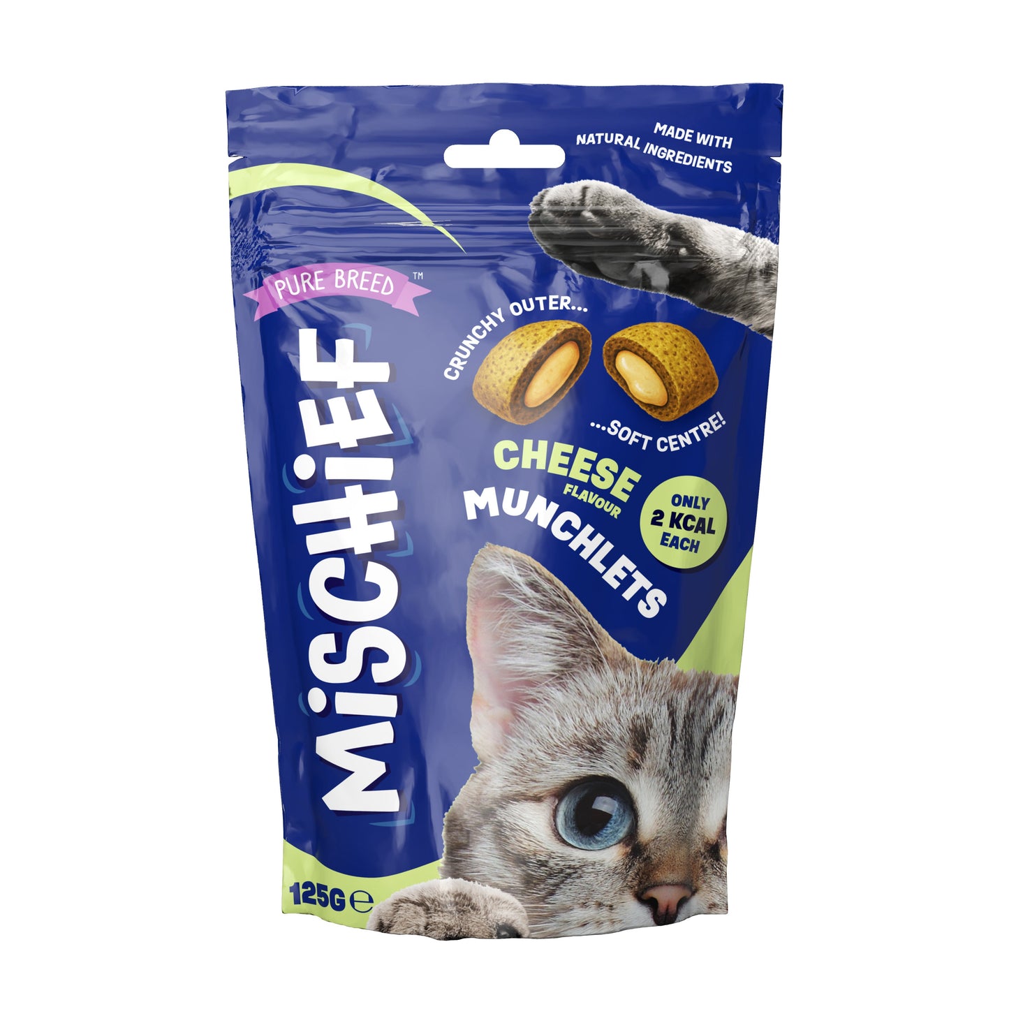 Mischief Pillow Cat Treats Cheese 125g