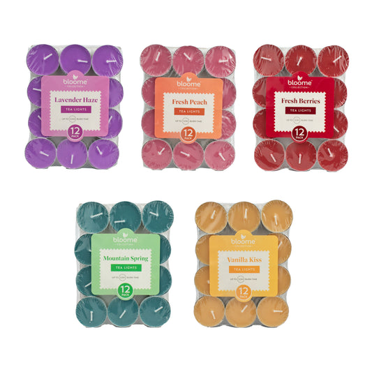 Shrinked Fragranced Tealights 12pk