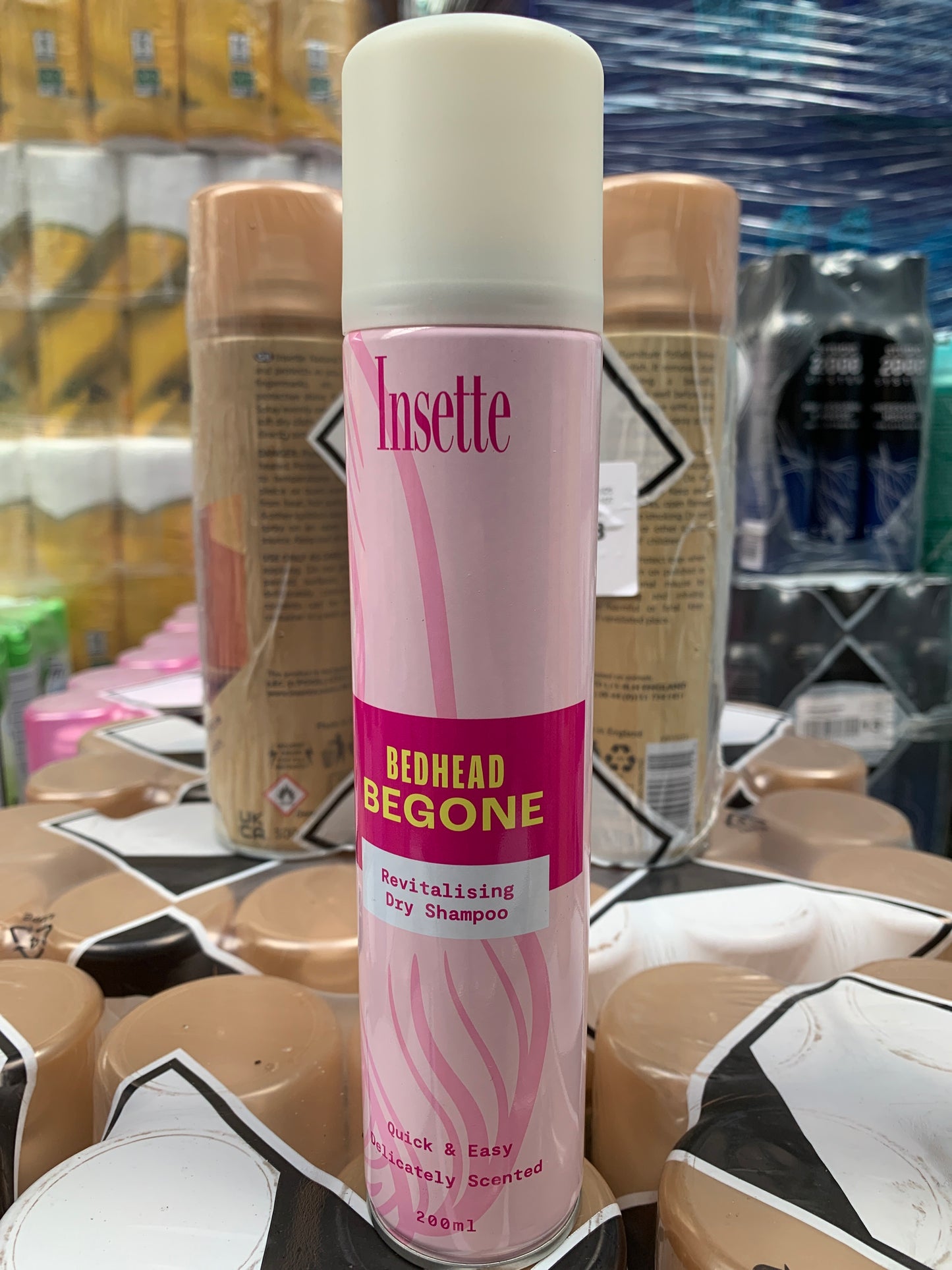 Insette Bedhead Begone Revitalising Dry Shampoo 200ml 12 pack