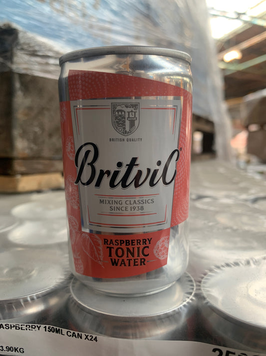 Britvic Raspberry Tonic Water 24 x 150ml