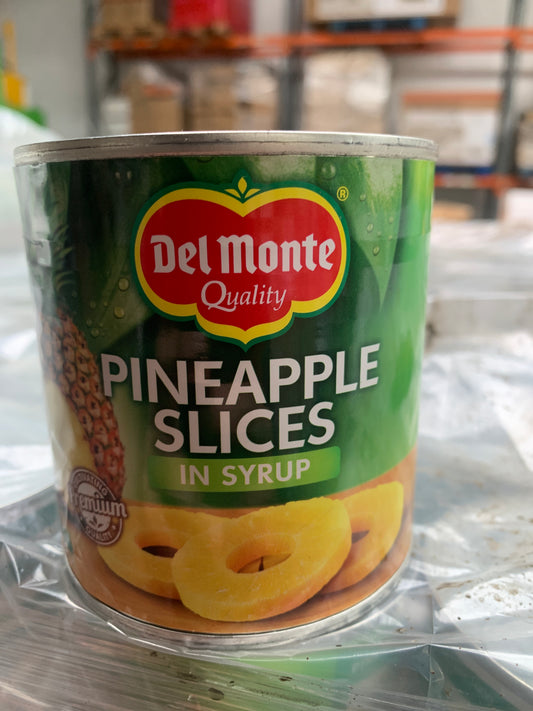 Del Monte quality Pineapple Slices in Juice 12 pack