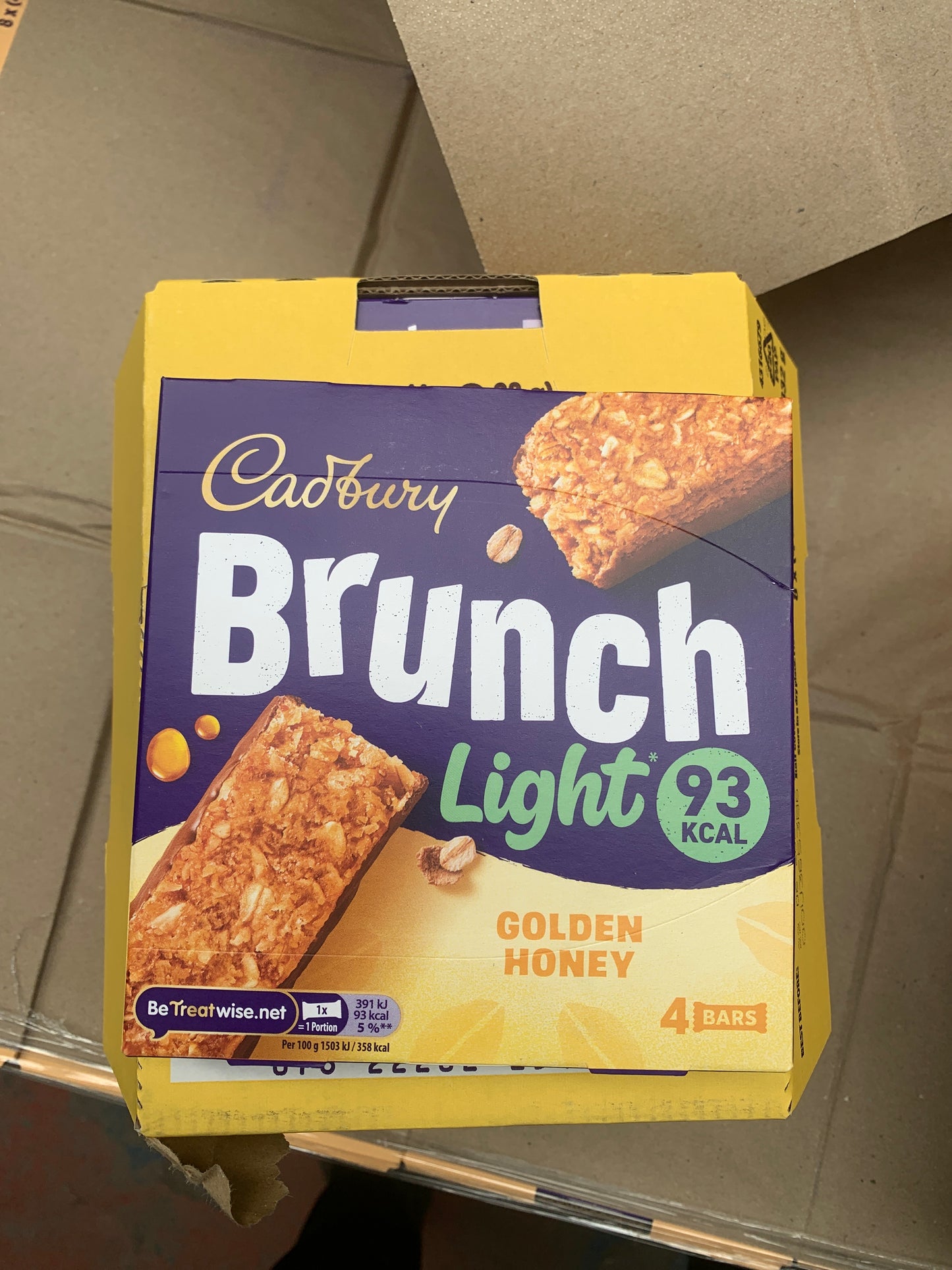 Cadbury Brunch light Golden Honey (4 x 26g)
