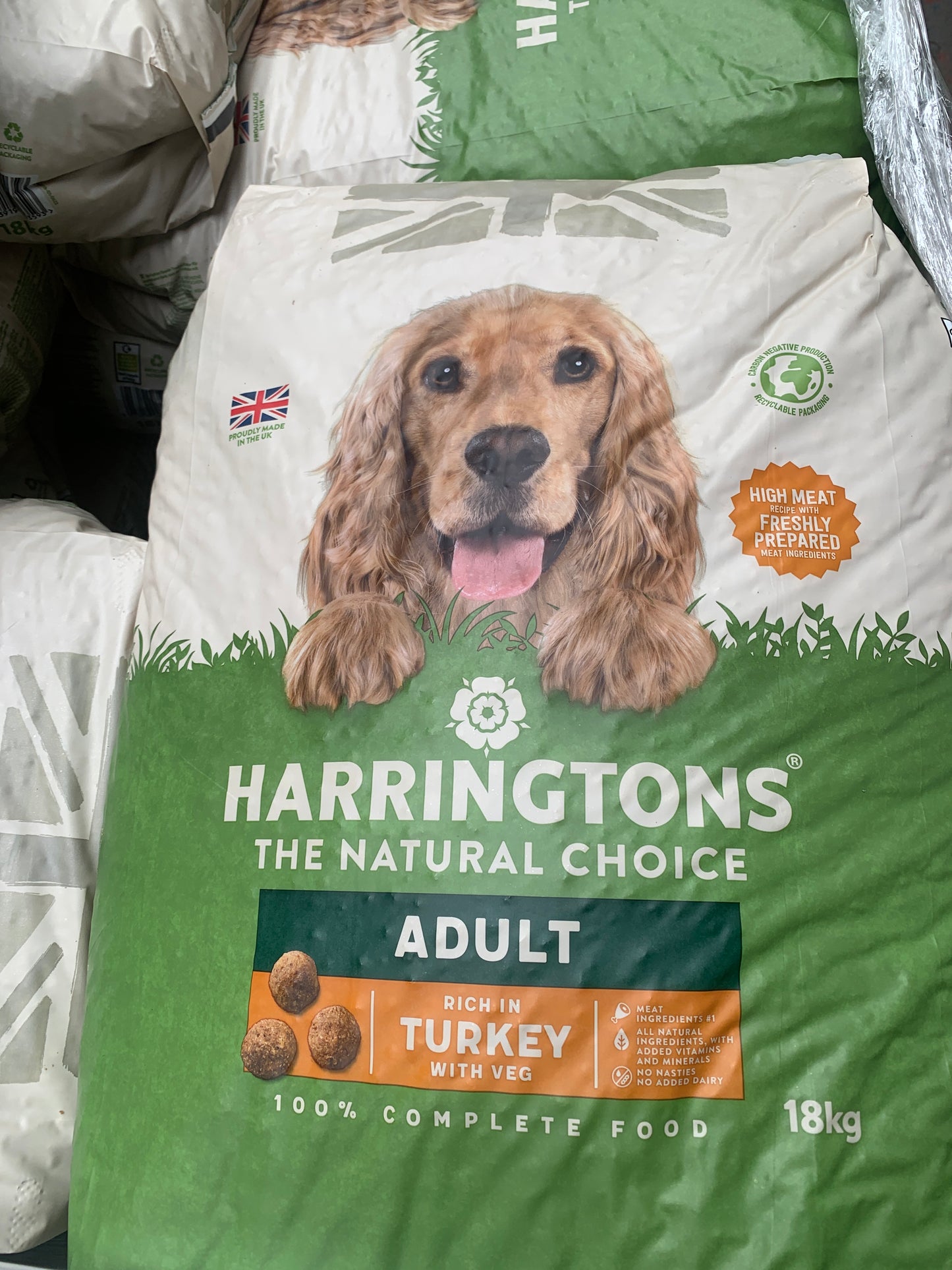 Harringtons Adult Turkey With Veg 18kg