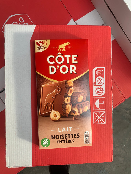 COTE D’OR Milk Chocolate wholenut bloc