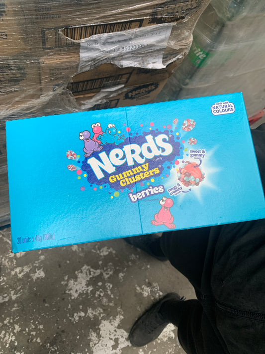 Nerds Gummy Clusters Berries Box - 20x45g