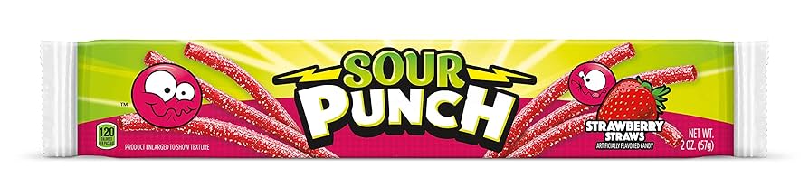 Sour punch strawberry straws
