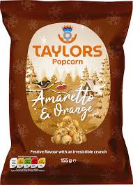 Taylors Popcorn amaretto and orange 38p