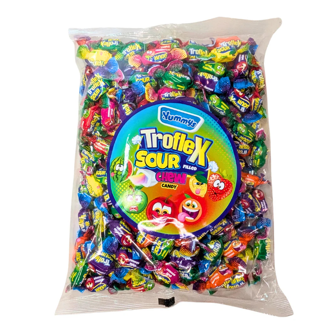 Yummys Troflex sour filled chew candy