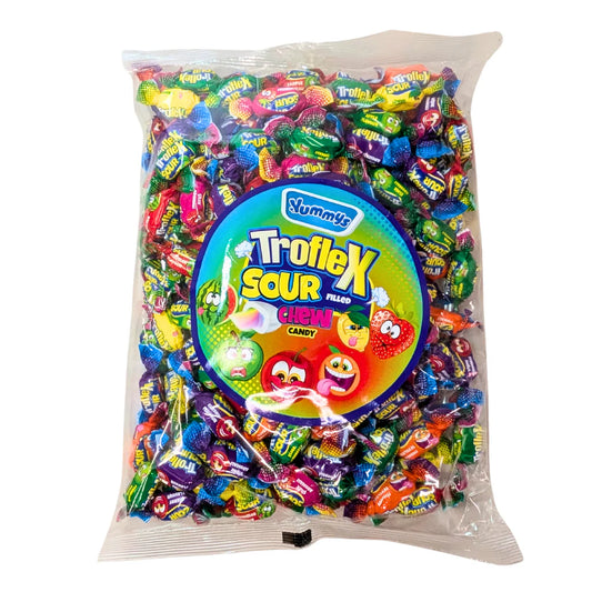 Yummys Troflex sour filled chew candy