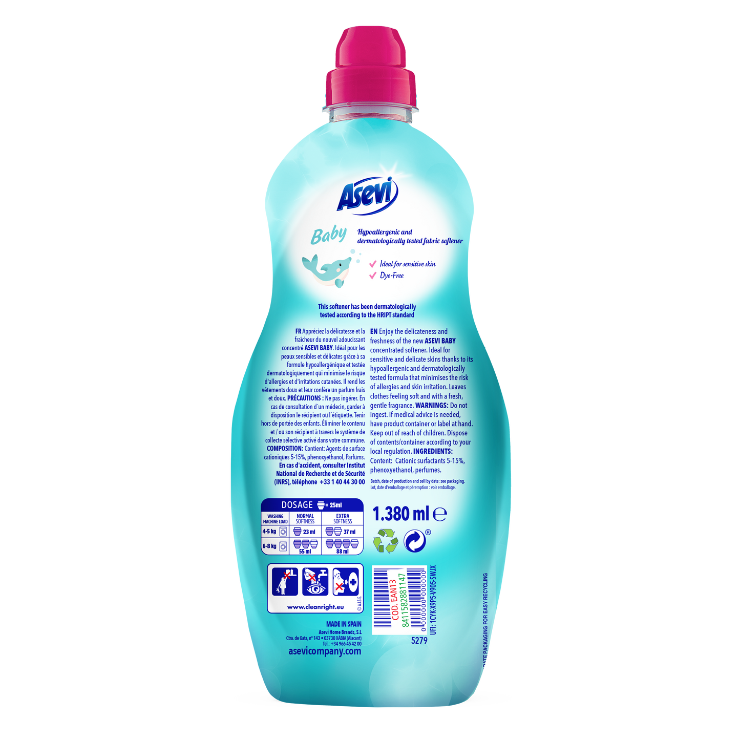 Asevi Baby Fabric Softener Hypoallergenic